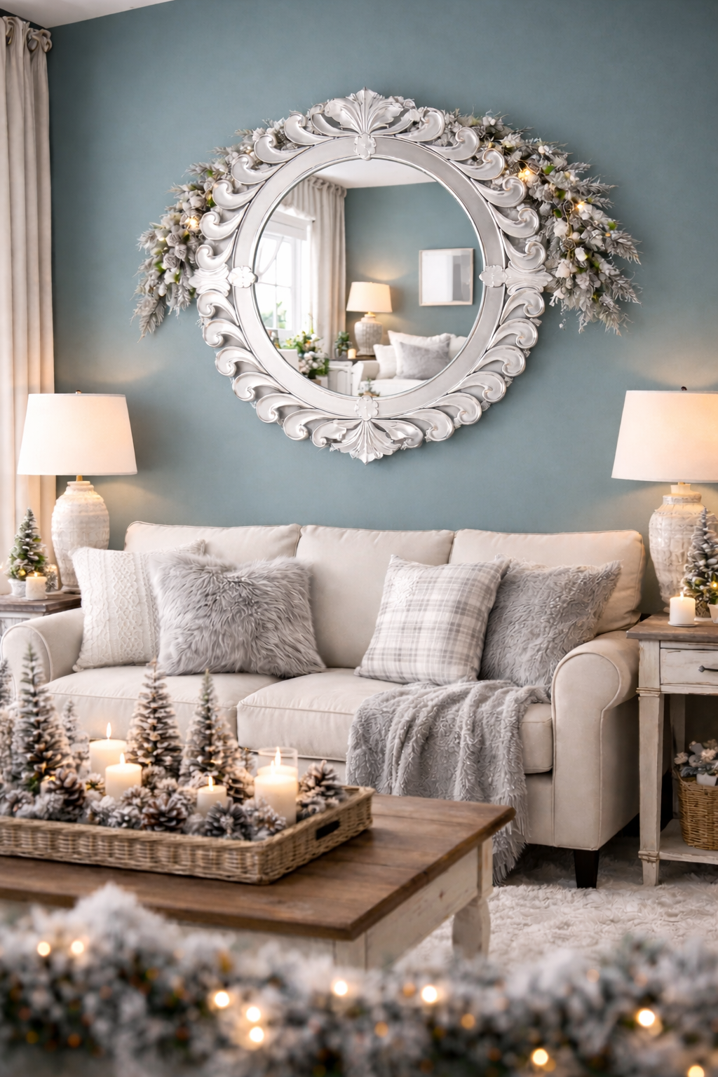 Ornate Oval Ring Mirror Ornate Oval Ring Mirror